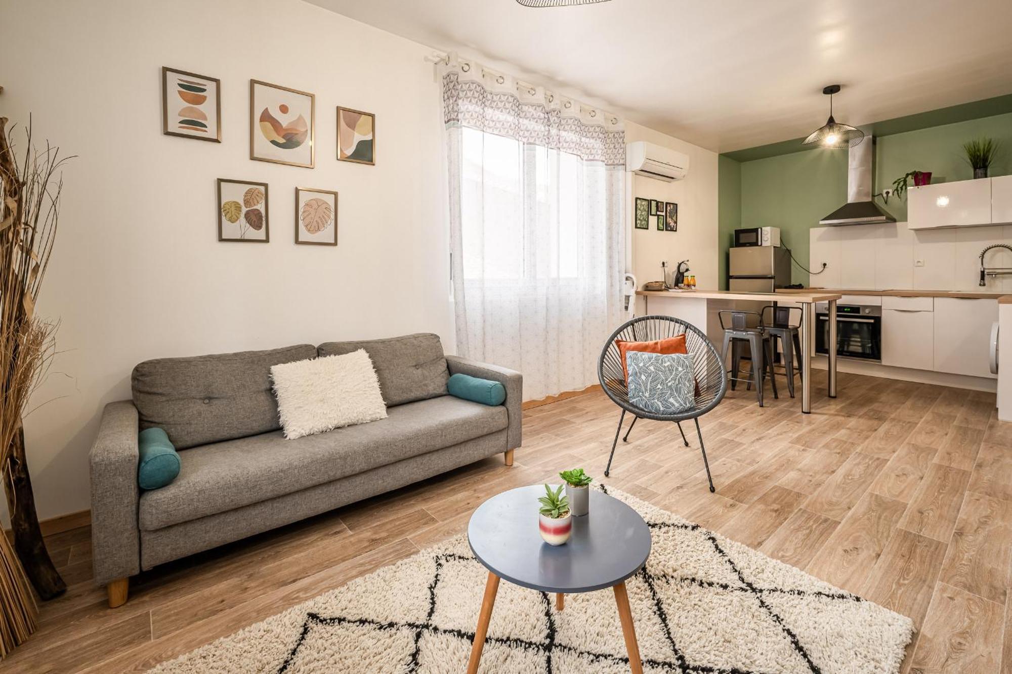 Cosy Green Clim Wifi Centre Ville 2 Pers Lézignan-Corbières エクステリア 写真